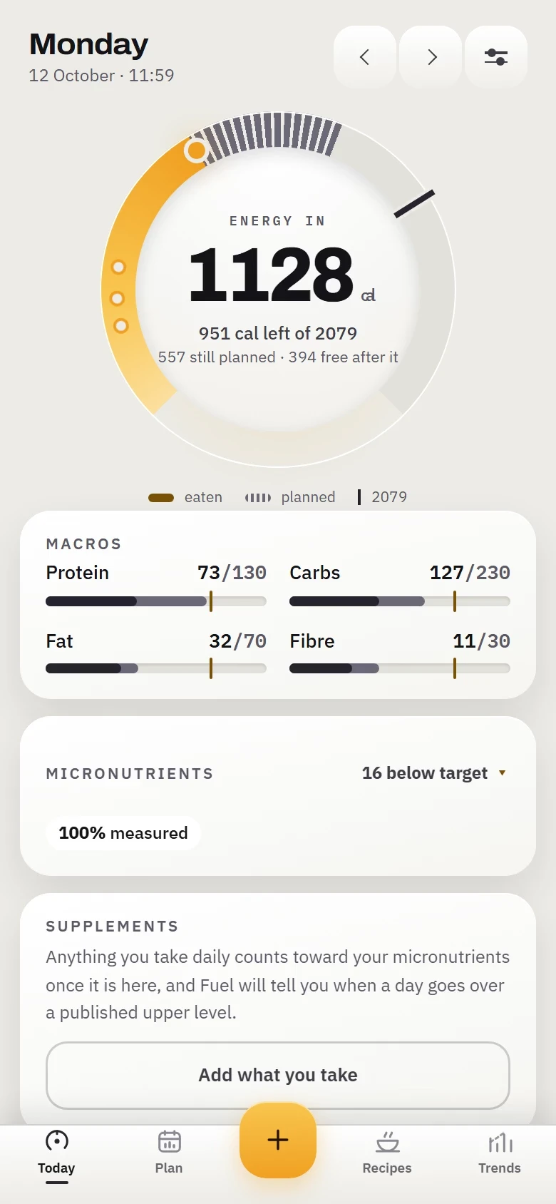 Fuel daily nutrition